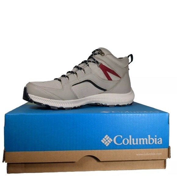 Columbia Sportswear Men's Re-Peak Mid Hiking‎ Shoes Canvas Tan - Picture 1 of 3